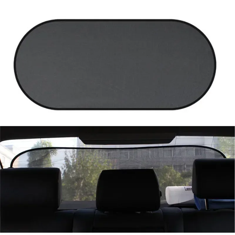 1 ชุดม่านบังแดดหน้าต่างสีดำ ผ้ - Car Accessories Rear บทวิจารณ์และราคา
