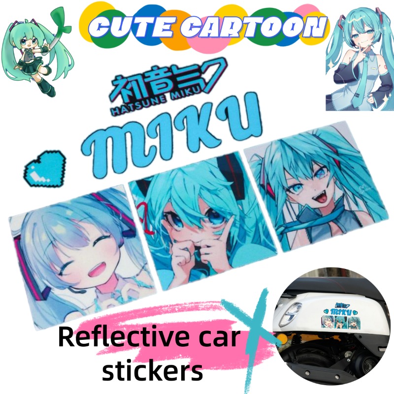สติกเกอร์สะท้อนแสงลายอนิเมะ Ha - Car Accessories Rear บทวิจารณ์และราคา