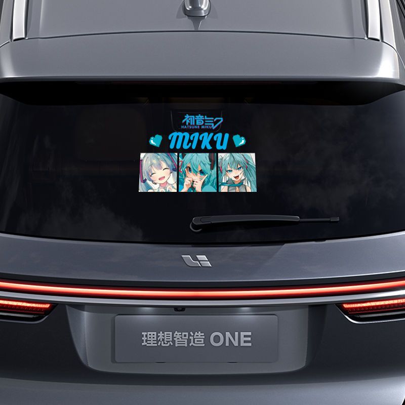 สติกเกอร์สะท้อนแสงลายอนิเมะ Ha - Car Accessories Rear บทวิจารณ์และราคา