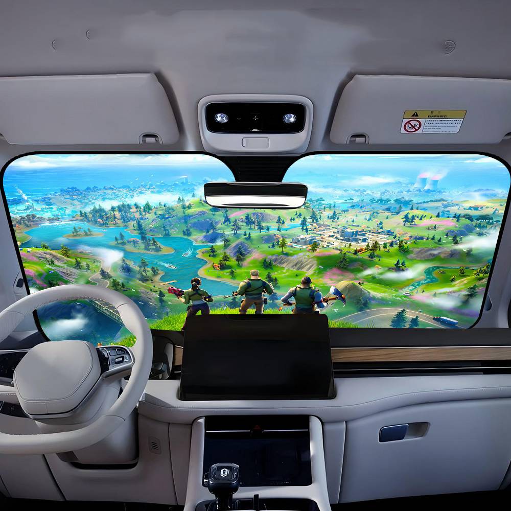 การ์ตูนเกม F-FortniteS ที่บังแ - Car Accessories Rear บทวิจารณ์และราคา