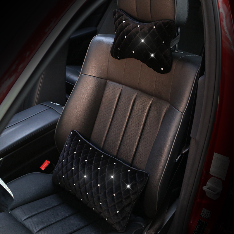 Bling Rhinestone รถคอหมอนฤดูหน - Car Accessories For Winter บทวิจารณ์และราคา