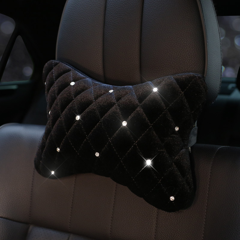 Bling Rhinestone รถคอหมอนฤดูหน - Car Accessories For Winter บทวิจารณ์และราคา