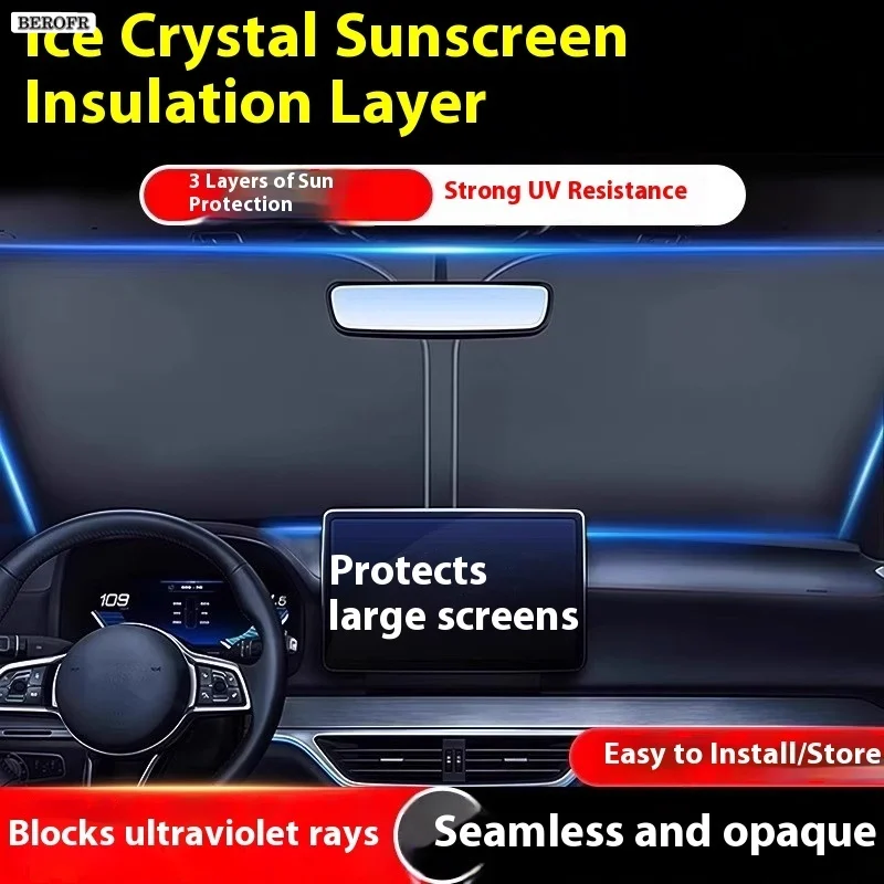 กระจกรถยนต์ม่านบังแดดครอบคลุมห - Car Accessories Yate บทวิจารณ์และราคา